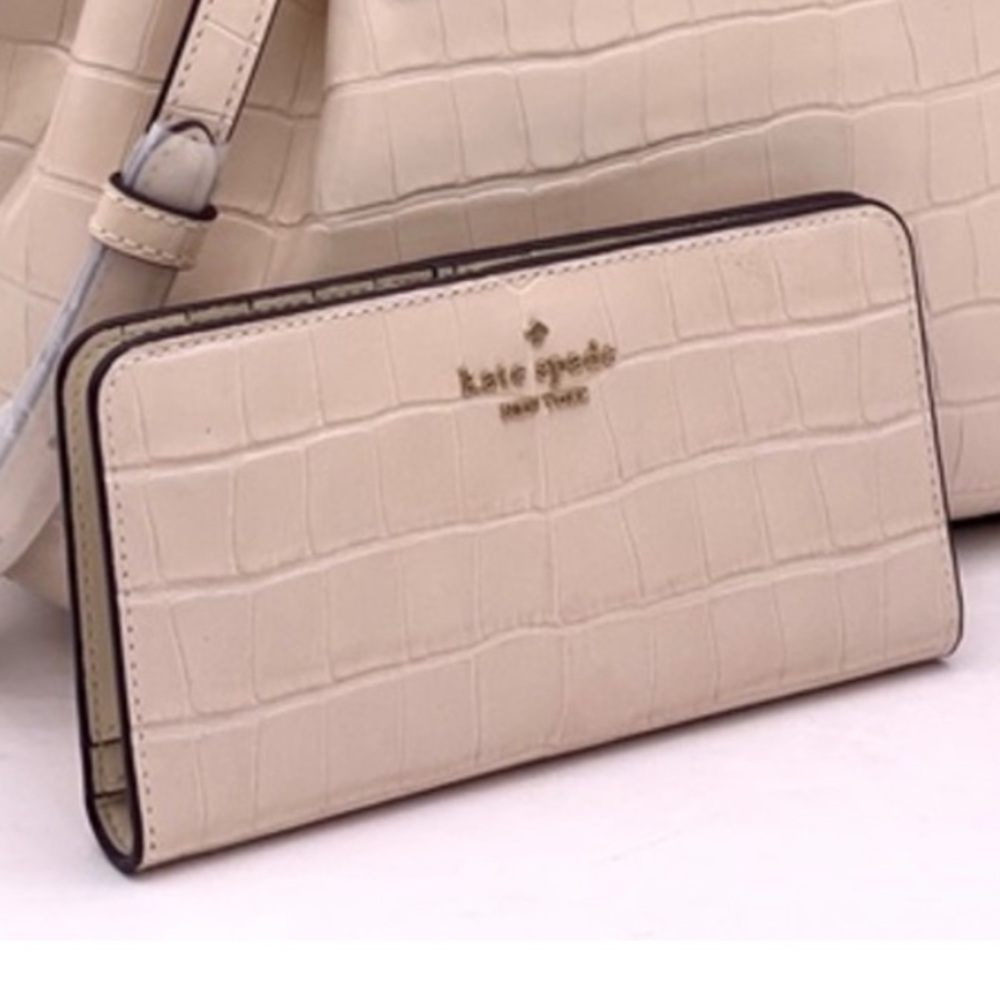 Kate Spade Dumpling Large Slim Bifold Wallet